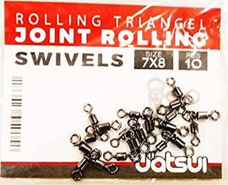 Immagine di Jatsui Joint Rolling Triangel Swivels 7X8 10 Pcs