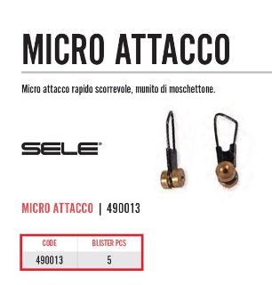 Immagine di Sele Attaco Rapido Scorrevole X5 Pcs