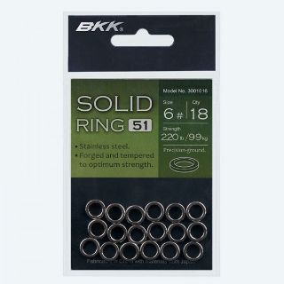 Immagine di BKK Solid Ring Size#6 220 Lb./ 99Kg. Qty.18