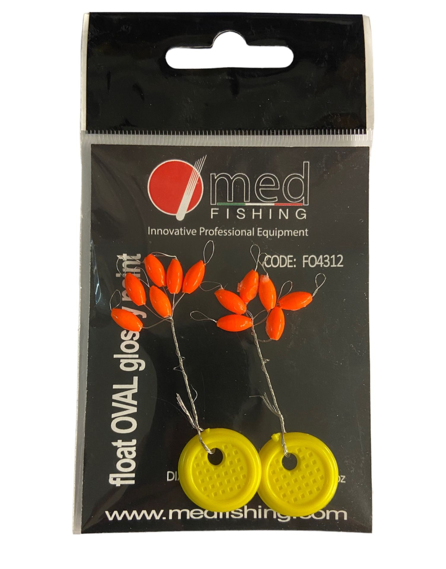 Med Fishing Float OVAL Glossy Paint. Fishing Marine