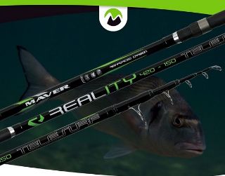 Immagine di Maver Reality Telesurf 150 GR. 4,2MT Fuji Guides