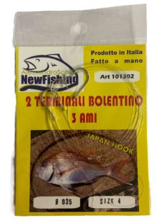 Immagine di NewFishing 2 Terminali Bolentino 3 Ami