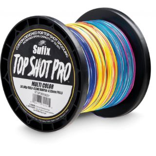 Immagine di Sufix Top Shot Pro Multicolor PE 4.5 0,35mm 80LB/36.0KG 823 Mt.-900Yds