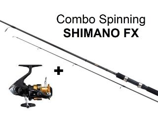 Immagine di Shimano Combo Spinning Canna FX Xt 240 MH 14-40 GR + Mulinello FX 4000