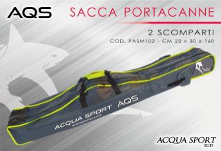 Immagine di AQS Sacca Portacanne 2 Scomparti 1,6mt