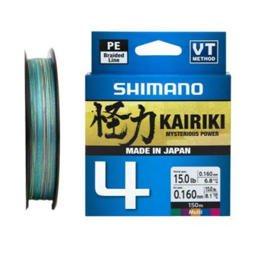 Immagine di Shimano Kairiki 4X Ø 0.190mm 18Lb. 150Mt. Multicolor