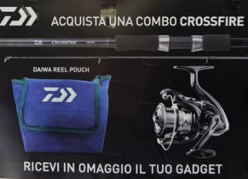 Immagine di Daiwa Combo Crossfire Spinning + Fodero Mulinello Omaggio